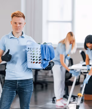 person holding a basket