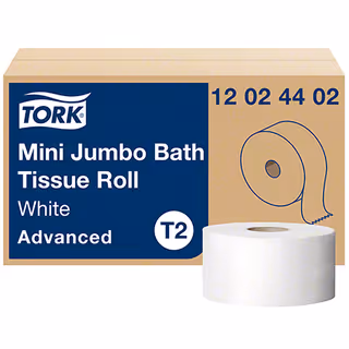 T-Tork Advanced Mini Jrt 2Ply Toilet Tissue 12/751'